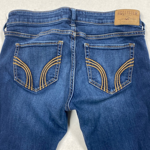 Women’s Hollister Brand Jeans denim skinny stretch Jegging size 3 R juniors - Picture 2 of 5